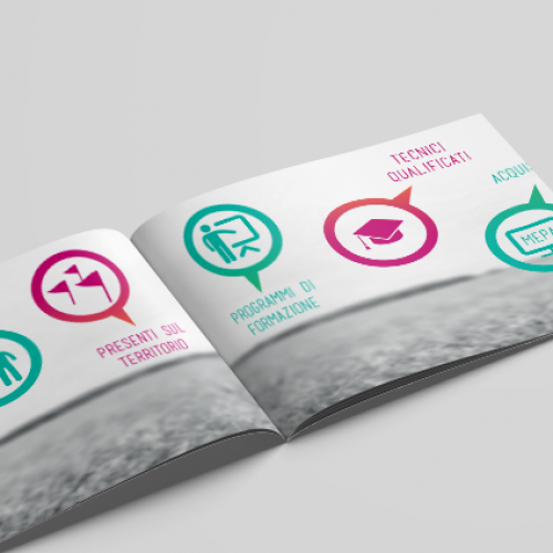 Letter Landscape Brochure Mockup - Free Version